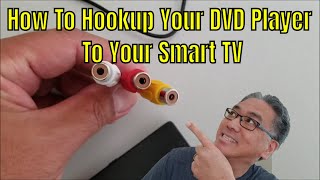 How To Hookup Your Old DVD Player To Smart TV [upl. by Ulises]