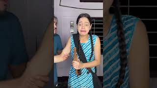 Naukrani vs SankiMalik💃😡 Ulte haath vs Sidha Haath🤝😂shorts comedy funny olidavines [upl. by Lleumas]