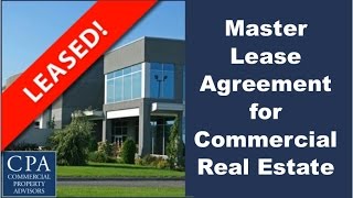 Master Lease Agreement for Commercial Real Estate [upl. by Corrine]