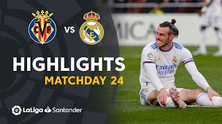 Resumen de Villarreal CF vs Real Madrid 00 [upl. by Inalial]