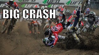 Big Crash Motocross  INTMX MANTOVA [upl. by Bartlet]