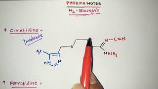 H2 Antihistaminic Drug structure in a easy way  GPAT  DI Exam  Pharmacist exam  tidine drugs [upl. by Just388]