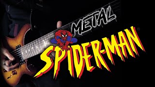 SpiderMan The Animated Series Theme METAL Cover by BobMusic [upl. by Mannos]