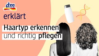 Haartyp erkennen und richtig pflegen I dm erklärt [upl. by Ardnued]