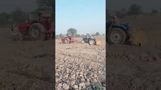 Laser land leveler 385 fiat 480 shorts youtubeshorts farming mahar rohitdeshwalofficial [upl. by Harding]