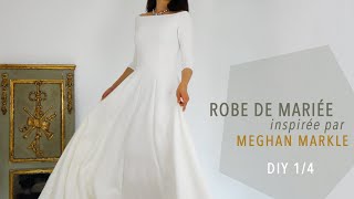 Coudre une robe de mariée pas à pas 14 [upl. by Aremaj]