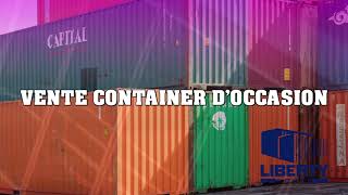 Vente container maritime neuf et doccasion et vente conteneur stockage en France et en Europe [upl. by Cini]