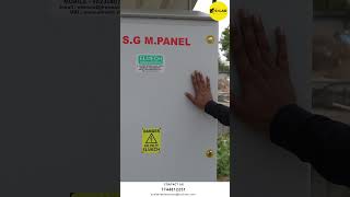 SOLAR GENERATION METER PANEL  SGM PANEL USED IN 1 MW SOLAR PLANT [upl. by Siblee]