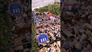 🍻 A day at Hofbräu Festzelt during Oktoberfest – in timelapse Hofbräuzelt shorts Oktoberfest [upl. by Dorkus812]