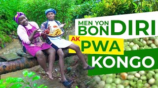 Haitian foodMen koman mwen prepare yon bon Diri ak pwa kongo an ayiti [upl. by Eskil]