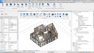 Revit  MWF  Konstrukcje szkieletowe [upl. by Annoya909]