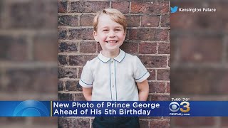 Windsor Palace Releases New Photo Of Prince George Ahead Of 5th Birthday [upl. by Curhan]