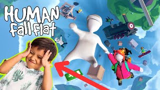 SOBREVIVIENDO al Primer nivel de Human Fall Flat MUNDO DE PLASTILINA [upl. by Kreindler423]