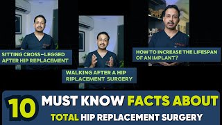 Total Hip Replacement FACT FILE Using toilet1st 6 weeks post THR Implant Life drpankajwalecha [upl. by Leahcimrej869]