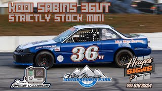 Kodi Sabins 36VT  Strictly Stock Mini  5th Place  White Mountain Motorsports Park  92824 [upl. by Assert]