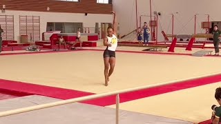 Rebeca Andrade 🇧🇷  PreOlympic Training on Floor  Troyes  July 2024 [upl. by Enahs794]