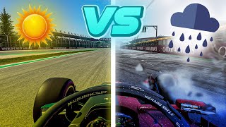 Is F2 Faster Than F1 In Rain  F1 23 [upl. by Nivaj]