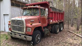 THIS 1986 DUMP TRUCK GETS A SECOND CHANCE AFTER SITTING FOR 10 YEARS [upl. by Manthei]