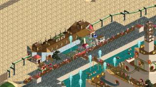 Rollercoaster Tycoon Loopy Landscapes 34 Arid Heights Gardening in style [upl. by Caldeira]