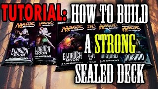 MTG  Guide to build a STRONG sealed Deck TUTORIAL Part 1 [upl. by Ahsiet438]