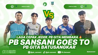 SPARING SILATURAHMI MD IYAD amp ZAKI PBSANSANI VS RUDI amp IVAN PBGITA BATU SANGKAR badminton [upl. by Ahab]