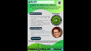 CURSO DE INSPEÇÃO PREDIAL  SEGUNDO DIA [upl. by Aiuqat131]