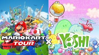 Mario Kart Tour  Yoshi Tours Around Yoshis Island  Character Showoff [upl. by Diskson143]