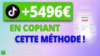 GAGNER DE LARGENT AVEC TIKTOK  copie colle cette méthode  tutoriel complet en français [upl. by Skipper]