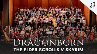 The Elder Scrolls V Skyrim  Dragonborn – Live Orchestra amp Choir [upl. by Anneiv]