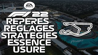 F1 22 MIAMI 🇺🇸 MES REPÈRES  SET UP  Guide complet [upl. by Ilehs503]