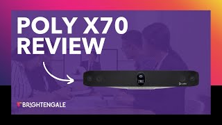 Ideal Video Conferencing System for Online Meetings – Poly Studio X70 Overview amp Tests [upl. by Martz]