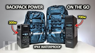 BLUETTI Handsfree Backpack LiFePO4 Power Station Solar Generator Review [upl. by Ainwat432]