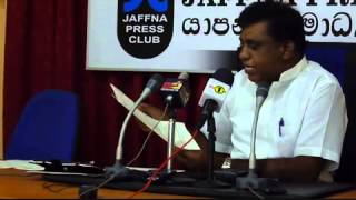 ATHIRADY News TELO Sivajilingam In Jaffna 001 [upl. by Elleret]