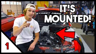 INSTALLING GT500 V8 SUPERCHARGER ON 37 V6 MUSTANG Part 1 [upl. by Enneire701]