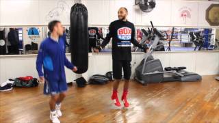 LEWIS PETTITT amp BRADLEY SKEETE SKIPPING WORKOUT  PEACOCK ABC  MAN VS MACHINE [upl. by Atinahs38]