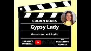 Gypsy Lady Line Dance Tutorial with Maddison Glover [upl. by Casey331]