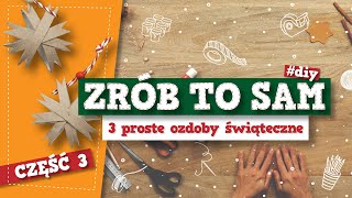 Ozdoby świąteczne DIY – zrób to sam cz3 [upl. by Elyagiba]