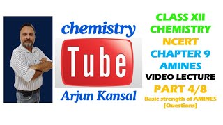 CLASS XII CH 9 AMINES VIDEO LECTURE PART 48 KINDLY SUBSCRIBEIF WORTH [upl. by Ramalahs142]