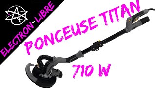 PONCEUSE A PLÂTRE TÉLESCOPIQUE TITAN 710 W BRICODEPOT [upl. by Anivla403]