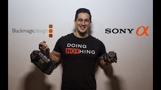 Blackmagic Mini Ursa 46k Vs Sony A7III  Mirrorless [upl. by Jarred]