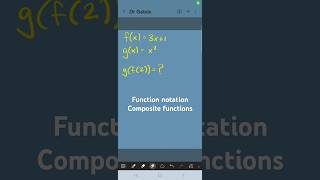 composite functions function notation 1 [upl. by Rahcir239]