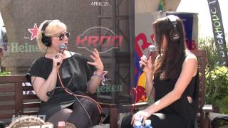 Banks Interview  KROQ Party House At Coachella 2014 [upl. by Ettesoj300]