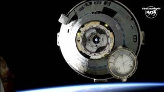 CFT Starliner undocking and departure [upl. by Coreen]