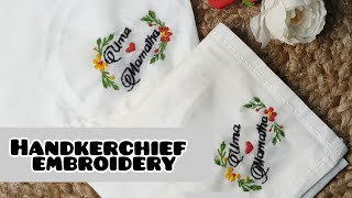 Handkerchief embroidery embroidery handkerchief designernani [upl. by Hoes]