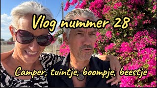 Vlog 28 Camper tuintje boompje beestje [upl. by Kira584]