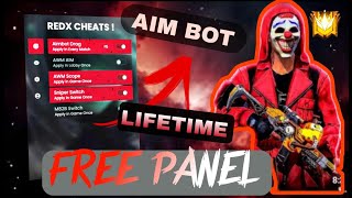 FREE PANEL PC GRATIS OB46 WALLHACK  SPEED SNIPER LIFETIME FREE FIRE 🎁 ANTI BAN 100  REDX CHEATS [upl. by Annaeg852]