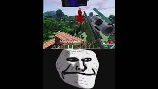 MINECRAFT PRO VS ZOMBIE APOCALYPSE minecraft trollface [upl. by Nnaeerb]