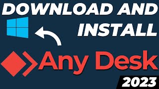 How to download and install Anydesk on Windows 10  11 2024 tutorial [upl. by Elleneg19]