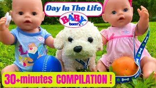 🐶 Baby Born Doll Compilation Twins Emma amp Ethans Day In The Life With quotBaby Born Puppy Doodlequot Max [upl. by O'Connor77]