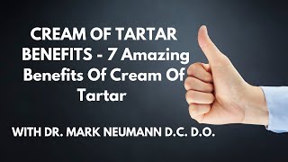 CREAM OF TARTAR BENEFITS  7 Amazing Benefits Of Cream Of Tartar [upl. by Marguerite]